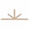 Ekena Millwork Saratoga Smooth Timber Gable Bracket, Douglas Fir, 72"W x 27"H x 1 1/2"D x 3 1/2"F, 9/12 Pitch GBW072X27X0204SAR00SDF - alternate 1
